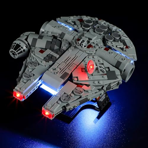 YEABRICKS LED Licht für Lego-75375 Star Wars Millennium Falcon Bausteine Modell (Lego Set Nicht enthalten)