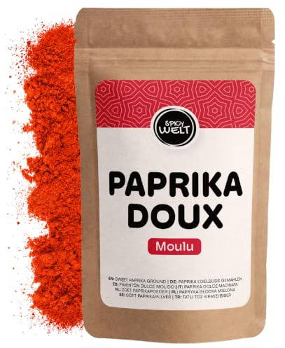 Spicy Welt Pimentón Dulce en Polvo (1kg) - Pimentón Rojo Dulce Molido – para Paellas, Guisos y Adobos | Dulce, Aromático y Vibrante | 100% Natural & Sin Aditivos