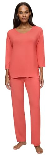 Triumph Timeless Sensuality PK 3/4 Sleeves, Pyjama-Set Damen, Rosa (Deep Blush), 42
