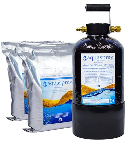 Aquaspray® De-Ionising Water Filter Carry Tank 10 Litre (Inc. Resin)