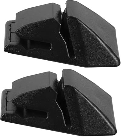TINEASUR Auto Kartenhalter Abs 2 Stück-Pack Selbstklebend Kompakt Für Armaturenbrett Parkticket Tankkarte Notizclip Kfz Zubehör