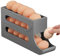 Rolling Egg Holder for Fridge, Egg Keeper for Fridge - 3 Tier Fridge Egg Tray | Automatic Rolling Egg Storage Box, Space Saving Refrigerator Egg Tray, 16 Eggs for Refrigerator