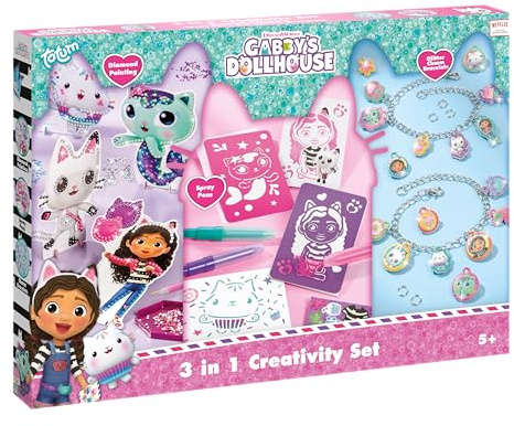 Gabbys Poppenhuis - 3in1 Kreativitätshandwerk Set