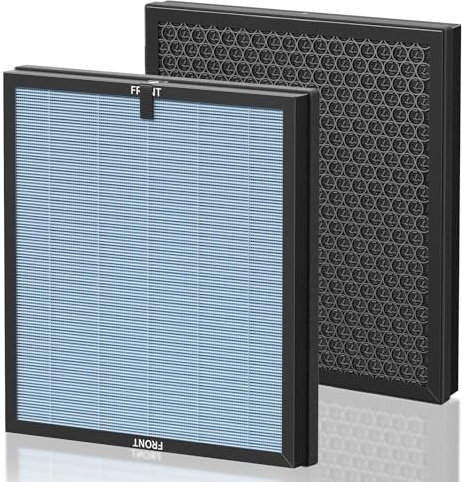 AP303/AP304 Ersatzfilter kompatibel mit Dayette & Freshdew AP303/AP304, AP303/304 Ersatzfilter mit Aktivkohle für Zuhause, 2 Stück (Wildfire Filter)