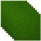 8 Stück Kunstrasen Teppich 15 X 15 cm Kunstrasen Outdoor Rasen Teppich Kunstrasenmatten Balkon Miniatur Ornament Zum Basteln Deko Mini Garten Kunstrasens Verzierung Moos DIY Dekorationen