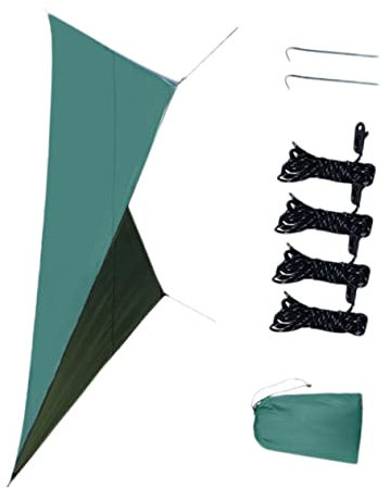 YARNOW Voile Ombrage Épaisse Imperméable pour Camping Pique Jardin Protection UV Vert