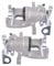 AP02 2x Brake Caliper Rear Left Right Compatible With Op&el Ast&ra G H Co&mbo Mer&iva A B Zaf&ira A