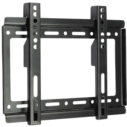 TV Wall Bracket for 14-42 inch TVs, Ultra-Slim Screen Monitor TV Bracket, Flat to Wall Mount up to 25kg, Max VESA 200x200mm