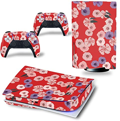 Kein Schäumen Blasenfrei Für PS5 Skin Disc Edition Anime Console Und Controller Vinyl Cover Skins Wraps Für PS 5 Version 34952(5)