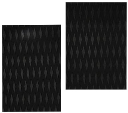 Javoryxh 2Pcs Surfbrett Deck Traktion Bord rutschfeste Pad Surfen Skimboard Surfbrett Schwanz Surfen Skimboard Pad