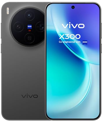 vivo X300 5G Smartphone 16GB+512GB, Fotocamera ZEISS APO 200MP con Zoom, Dimensity 9500, AMOLED 6,31 120Hz 4500nit, Batteria 5360mAh Ricarica 90W, IP68/IP69, Dual SIM+eSIM, Android 16