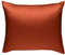 Bettwaesche-mit-Stil Mako-Satin Baumwollsatin Kissen Kissenbezug Uni einfarbig zum Kombinieren (Kissenbezug 40 cm x 40 cm, Orange) viele Farben & Größen