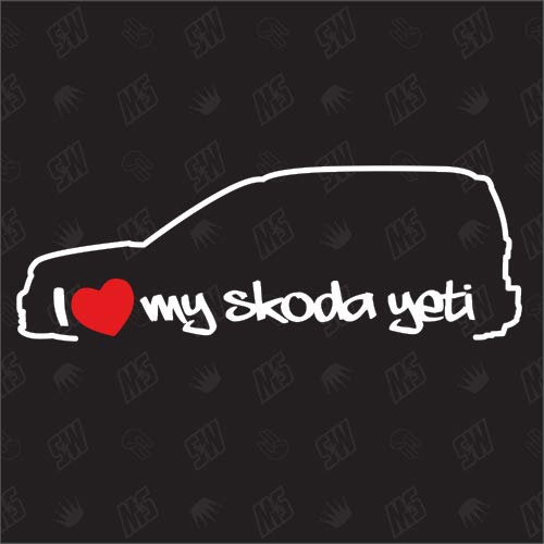 speedwerk-motorwear I Love My Yeti 5L - Sticker - Baujahr 2009-2013