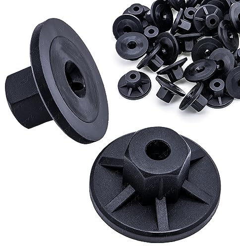 Rexka 30pcs Fender Liner Splash Shield Under Cover Nut for Audi Volkswagon Porsche N90757901 N90352101