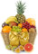 Tropical Fresh Fruit Hamper - Gourmet Fruit Gift Basket with Bananas, Kiwi, Mango, Pineapple, Grapes - Healthy Food Gifts for Birthdays and Celebrations, from Regency Hampers