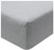 Sleepdown 5056242762577 Jersey Melange Grau Spannbettlaken Warm Gemütlich Pflegeleicht Unifarben Bettwäsche 90 x 200 x 25 cm, Polycotton, Fitted Sheet 90 x 200 x 25cm