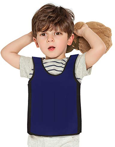 Galagee Sensorische Kompressionsweste für Kinder – Gewichtsweste für Kinder mit sensorischen Problemen, Autismus, ADD, ADHS, Alter 5–9 (mittelgroß)