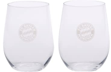 FC Bayern München Wasserglas 2er-Set I Fußball
