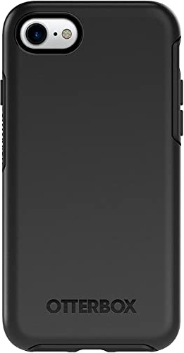 OtterBox Symmetry Series Case for iPhone SE 3rd Gen (2022), iPhone SE 2nd (2020), iPhone 8, iPhone 7 (Not Plus) - Non Retail Packaging - Black