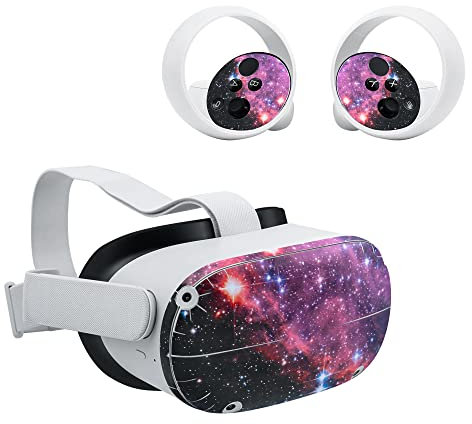 Headset Skin Sticker for VR, Mcbazel Protective Cover Decal Skin Wrap For VR Headset & Controllers - Galaxy