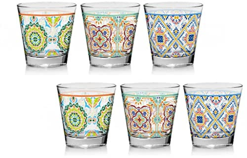 Cerve Set 6 Bicchieri da Tavola Acqua Vino Nadia Valencia 250 CC