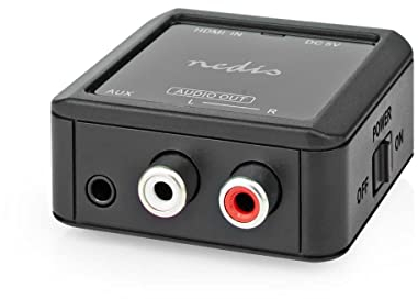 Nedis | Digital Audio Converter | 1-way | Connection input: HDMI™ Input | Connection output: 2x (2x RCA Female) / 3.5 mm | eARC | Automatic | Anthracite