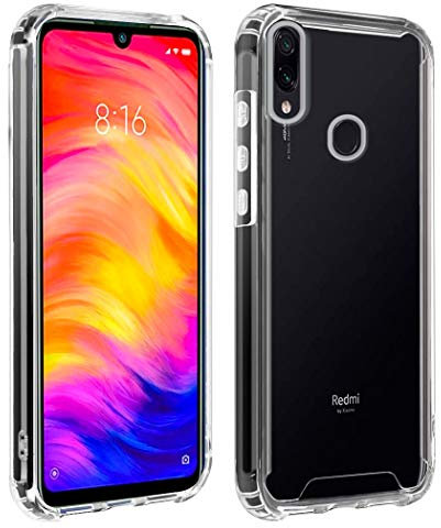 Max Power Digital Funda para móvil Xiaomi Redmi 7 Carcasa Premium de Silicona Transparente con Esquinas Reforzadas (Xiaomi Redmi 7, Transparente)