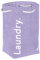 TOM TAILOR Wäschesammler mit Kordelgriff Lilac mit Kordelzug zum Zuziehen Lila - Flieder
