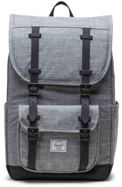 Herschel Unisex Little America Backpack Raven Crosshatch Mid - Volume - 21L