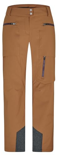 Ziener Damen THOLINE Ski-Hose/Freeride | PFC frei, Wolle, wattiert, Wood, 44