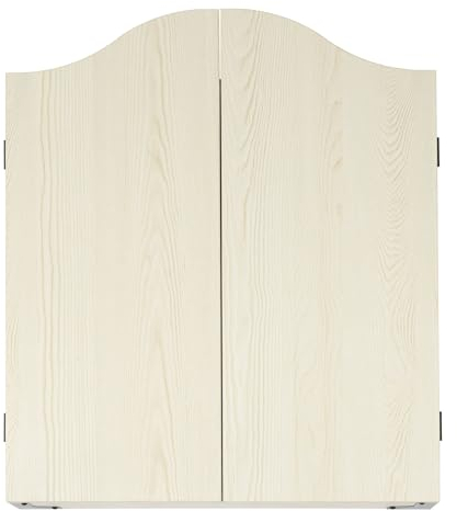 KOTO - Cabinet Light Oak Dartschrank, Dart Schrank für Zuhause, Praktische Aufbewahrung & Dart-Spielvergnügen, Whiteboards zur Punkteverfolgung