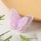 Wambere 10 Stücke Stickerei Nähen Aufbügeln Schmetterling Patch,Spitze Applikation Stickpatches Organza Lace Appliques Spitzenapplikationen Patches für Reparieren Dekorieren von Kleider,Helles Lila