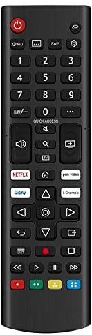 NTQinParts Télécommande de rechange pour téléviseur LG 50UQ7070ZUE 50, 55UQ7070ZUE 55, 65UQ7070ZUE 65 4K UHD Smart TV