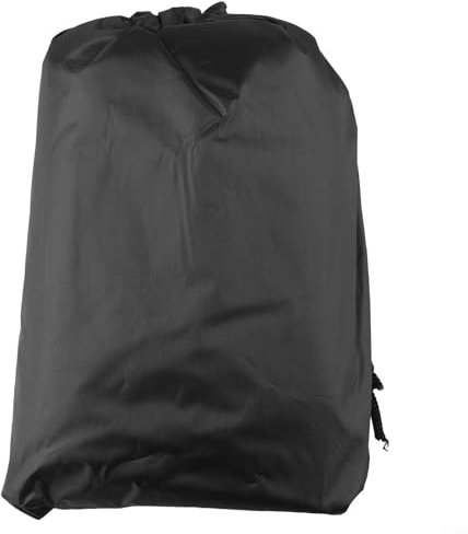 Zoegneer Schwarze Grill-Schutzhülle für Gartenmöbel, stapelbare Stühle, wasserdichtes Polyester-Taft, einfache Reinigung (groß 70 x 79 x 70/102 cm)