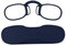 Flexsee LIGHT Bügellose Lesebrille unisex rechteckig - 7 Farben / 5 Dioptrien (DUNKELBLAU, 1.5, Dioptrien)