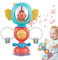 Nankoyal Jouets hochet, Jouets pour Nouveau-nés, Jouet Spinwheel avec Base à Ventouse - Jouet interactif pour Chaise Haute pour bébés et Tout-Petits - 6 Mois et Plus