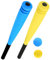 QUMIIRITY 2 Sätze Spielzeug-Baseball Baseballschläger aus Schaumstoff Outdoor-Spielzeug für Kinder Kindergarten Baseballschläger Baseballschläger Tragbarer Baseball-Trainingsstock