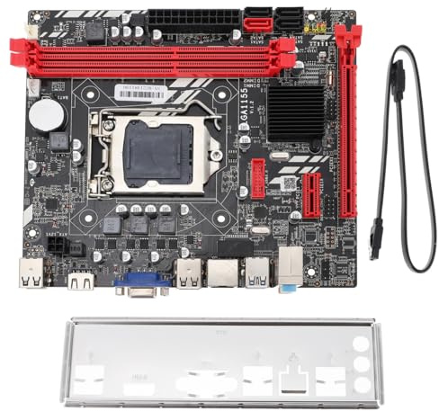 UKCOCO Carte Mère Ordinateur Dual ATX pour Pc De Bureau avec Ports USB Et Emplacements Mémoire Vive