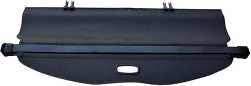 UUOCMBGR Einziehbare Laderaumabdeckung für Subaru Forester 2013–2018, Zubehör für die Laderaumabdeckung (schwarz)