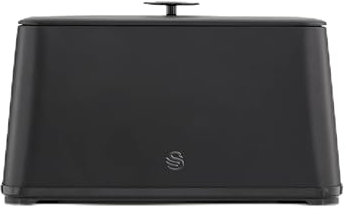 Swan SWKA18520BLKN Bread Bin, Iron, 16 liters, Black