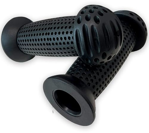 VIAUMBR Kinderfahrradgriffe Fahrradgriffe Griffe Lenkergriffe Ergonomisch Gummi Fahrradlenker rutschfest für Kinder Fahrrad Roller, Kinder Laufrad, Kinderfahrrad 1 Paar 100mm 22mm Kaliber Schwarz