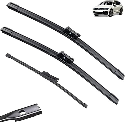 zhanghongj Escobilla Kit de Alto Rendimiento, Limpiaparabrisas Parabrisas para Volkswagen Tiguan MK2 2016-2023 RLine Allspace, Fácil Instalación,26+21+14