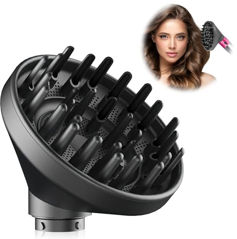 MFUSUL Diffusor Aufsatz für Dyson Airwrap HS01,HS05,Konvertiert Styler in Haar Trockner,Weite Zähne für Lockige,Wellige Haare