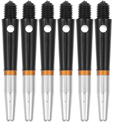 MAGICLULU 6Er Set Dartwellen Drehbar Aus Nylon Und Aluminium 4.60 cm Ersatzdart Stiele Für Standard Flights Dart Zubehör Für Steel- Und Softdarts