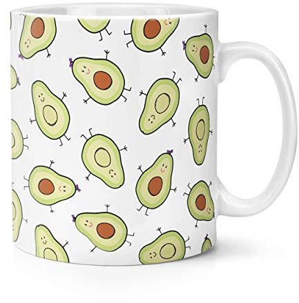 Gift Base Aguacate Estampado 10oz Taza