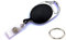 Waizmann.IDeaS® 1x Patentiert Ausweisjojo Jojo Zipper Kartenhalter Ausweishalter reißfester POWERCORD Schnur Schlaufenclip