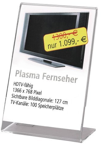 POV® 10 sigel Tischaufsteller für DIN A7