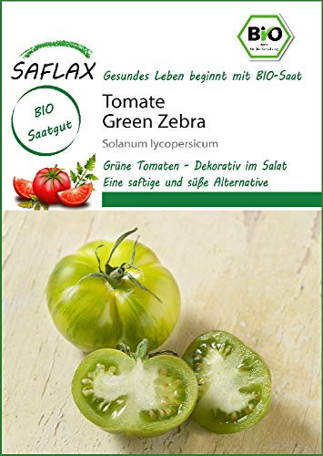 Saflax 18205 Tomate Green Zebra (Bio-Tomatensamen)