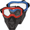 Toyer 2er Pack Gesichtsmaske Taktische Maske Kompatibel mit Nerf Rival, Apollo, Zeus, Khaos, Atlas und Artemis Blasters Rival Mask (Rot & Blau)