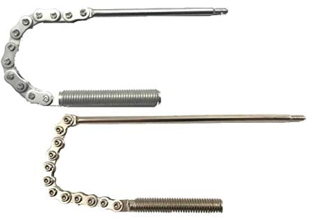 Import SRAM Pentasport 2 Zugkettchen Schaltkettchen - 1x kurz und 1x lang für Sachs 5-Gang Getriebenabe